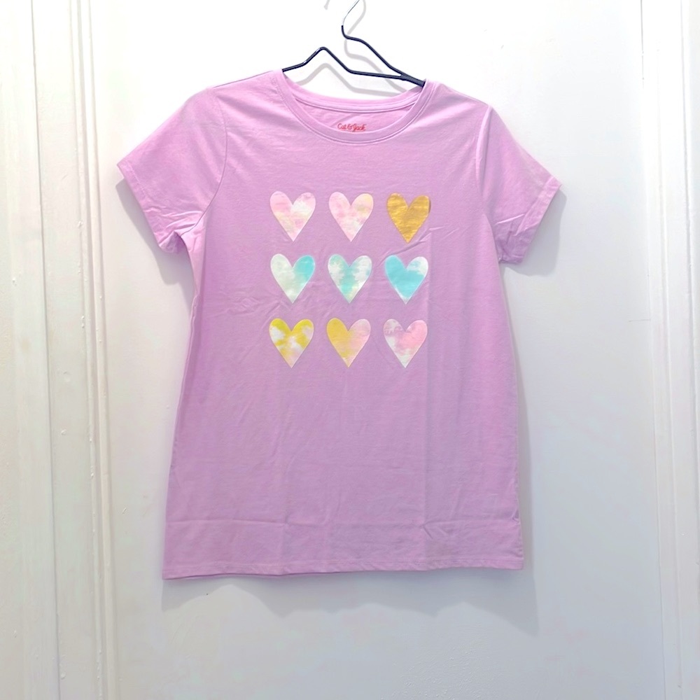 Cat and Jack play shirt in purple shirt sleeves size XXL
